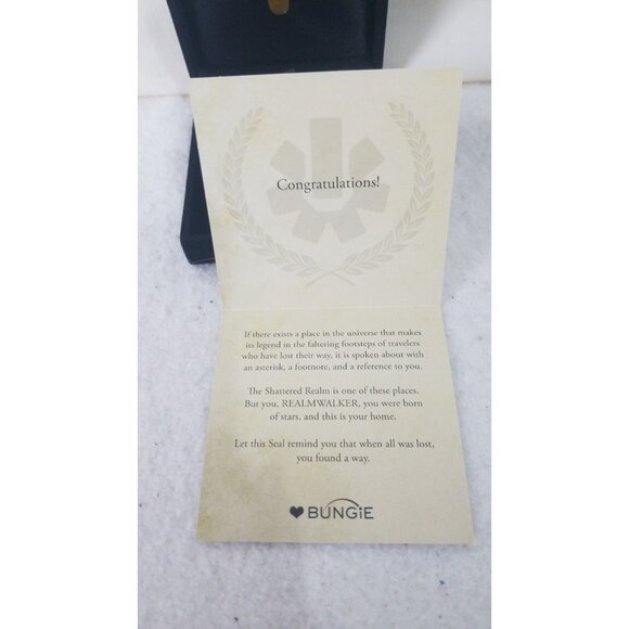 Destiny 2‎ Realmwalker Seal Pin Bungie Rewards Medallion RARE RETIRED - Picture 3 of 4